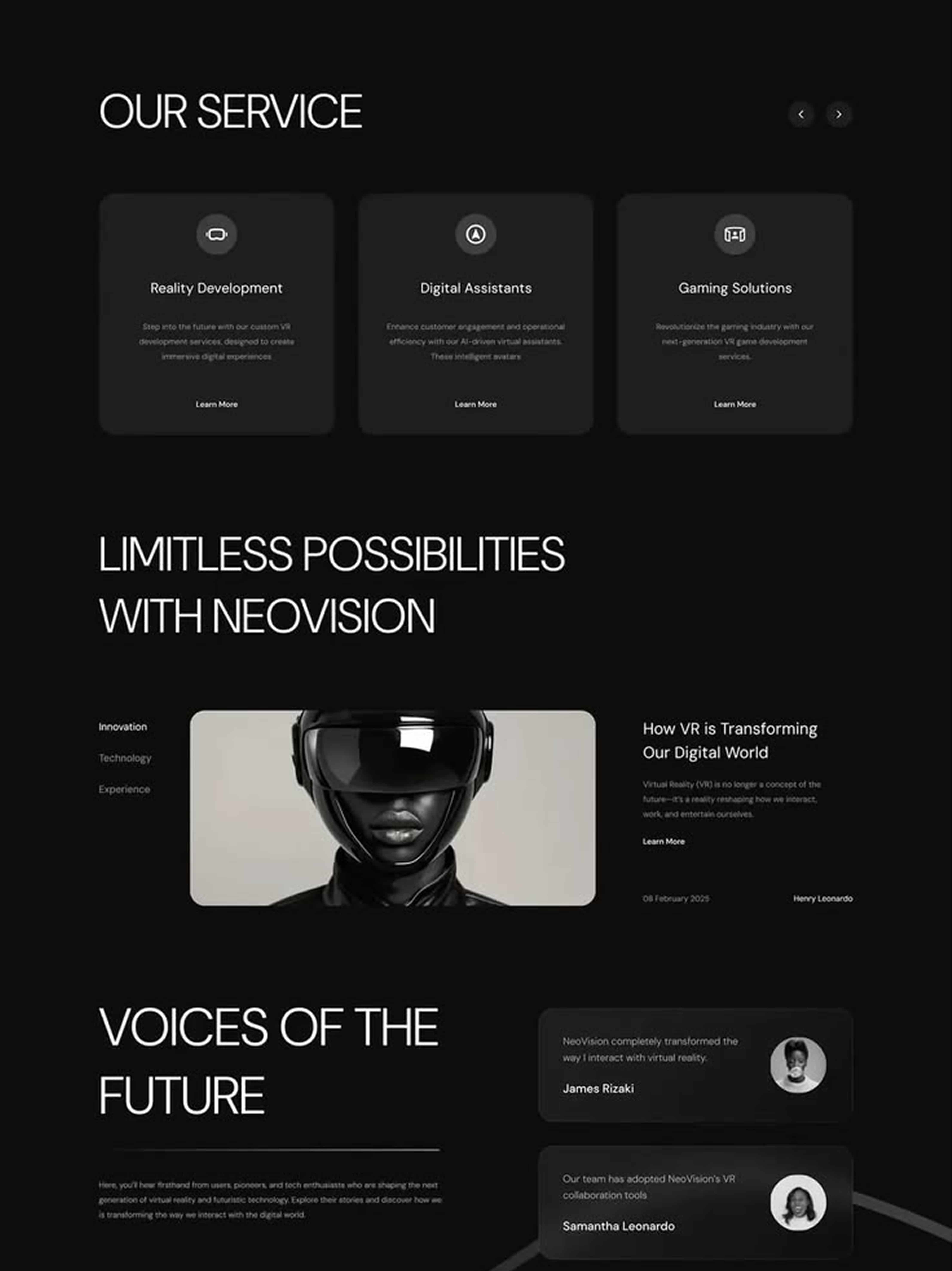 moodboard: figma d'un site minimaliste en noir et blanc